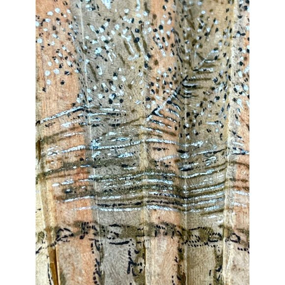 Antique 1880s Japan Rice Paper Hand Fan Bissel Vacuum Advertisement Hand Painted - Picture 9 of 16